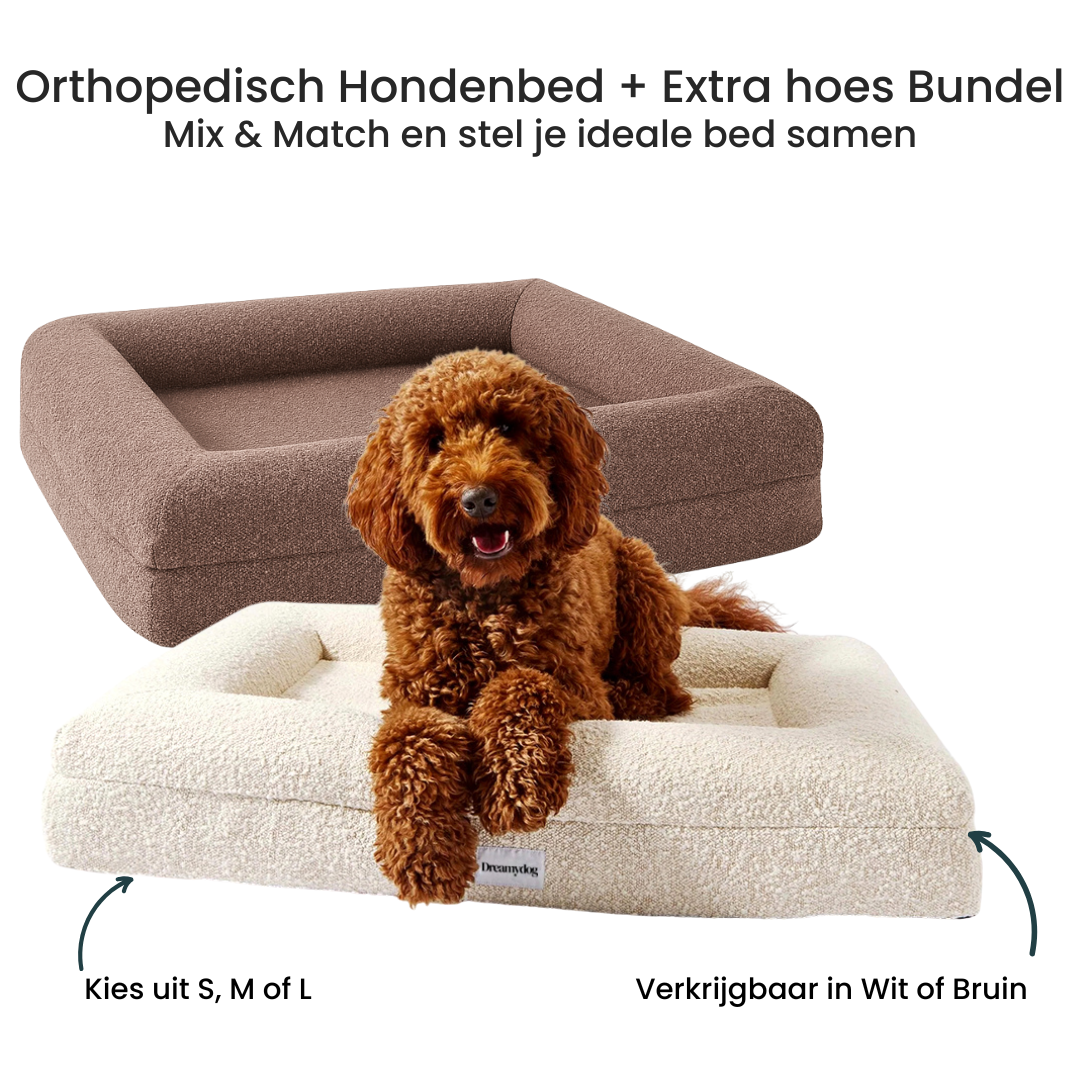 Hondenkussen Orthopedisch + Extra Hoes Bundel