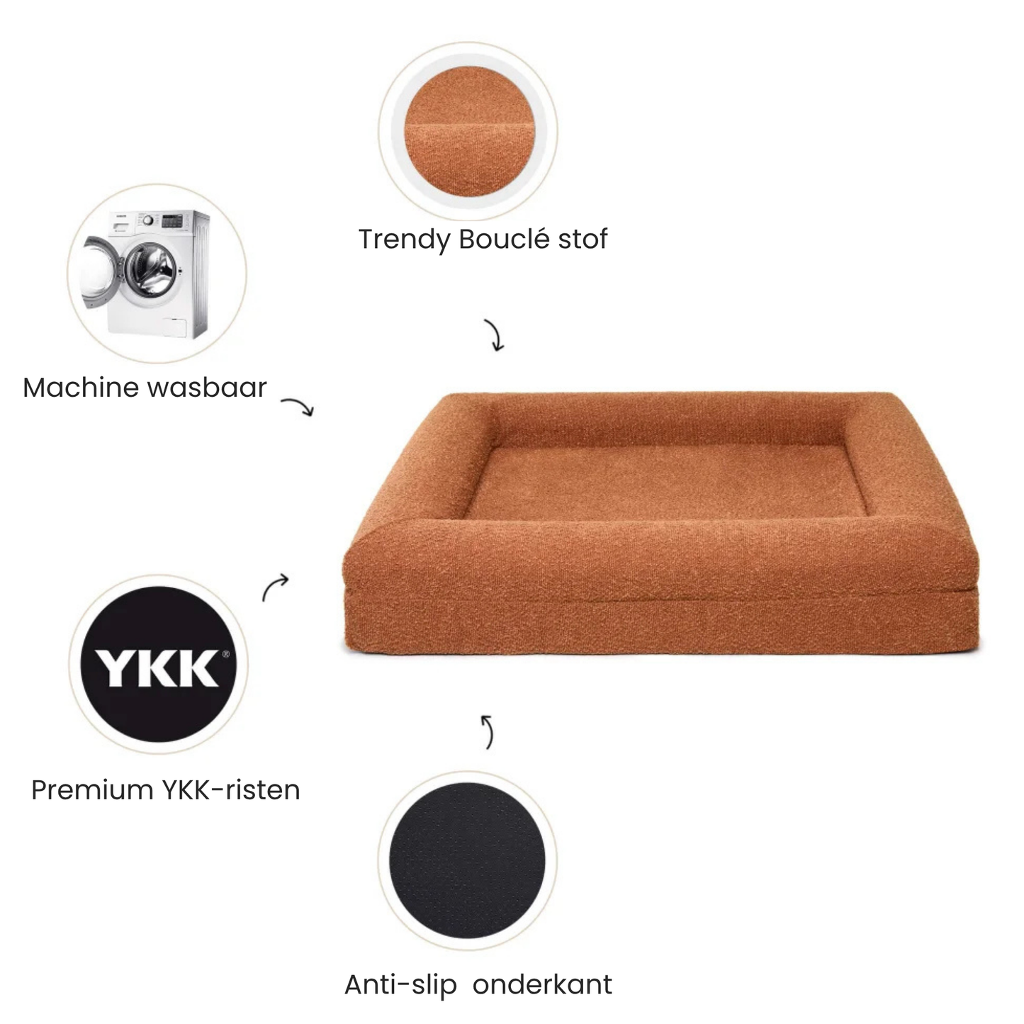 Hoes - Bouclé Terracotta