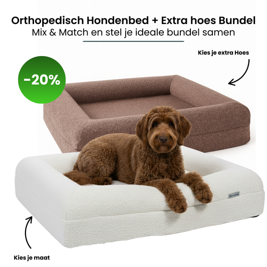 Hondenkussen Orthopedisch + Extra Hoes Bundel