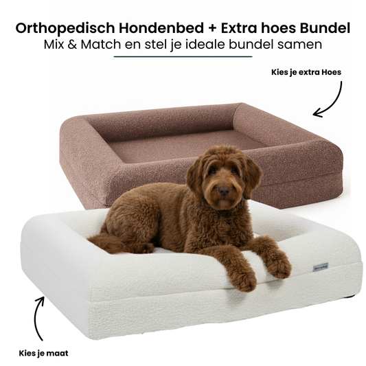 Hondenkussen Orthopedisch + Extra Hoes Bundel