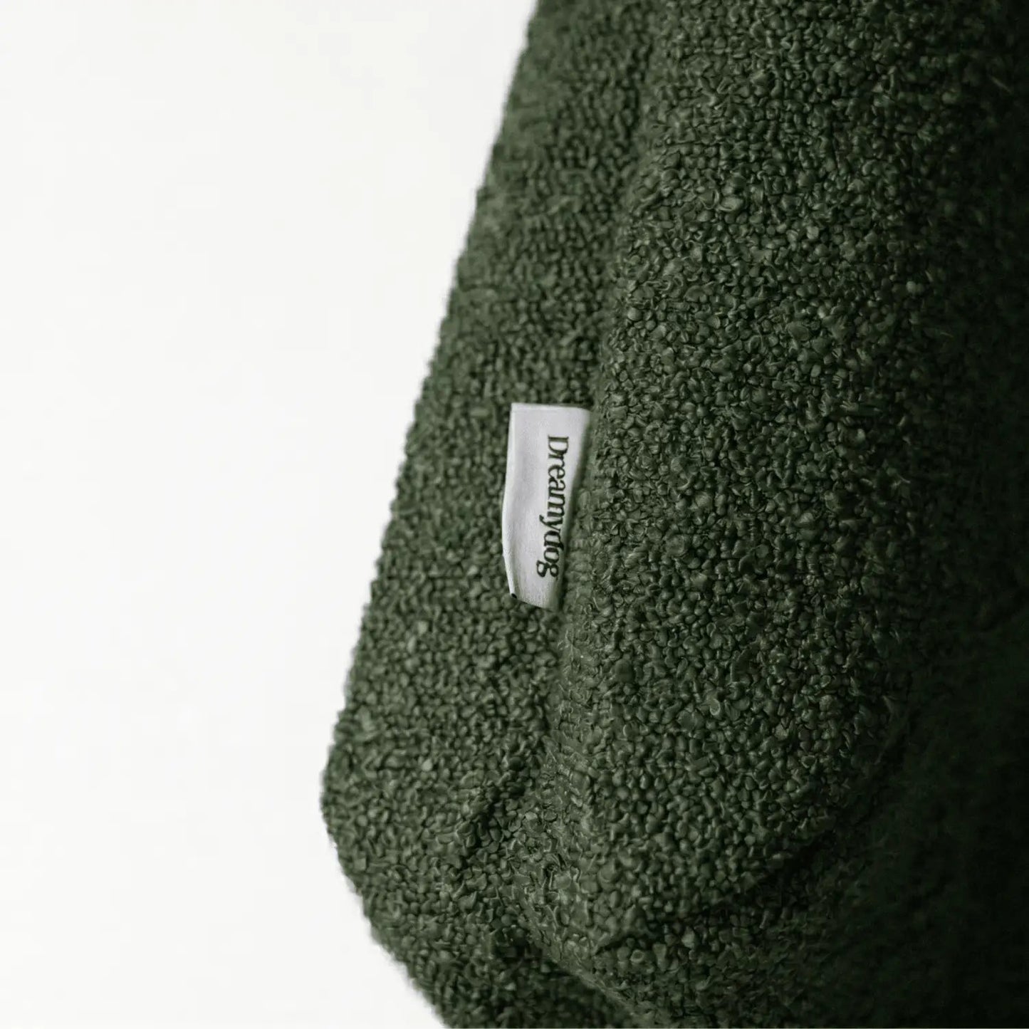 Orthopedisch hondenkussen - Bouclé Forest Green - Dreamydog - Hondenkussen